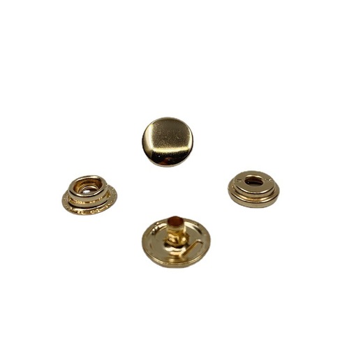 Factory wholesale 10mm sewing buttons, down feather clothing white buckle metal bowl buttons, gift box packaging bag four-in-hand