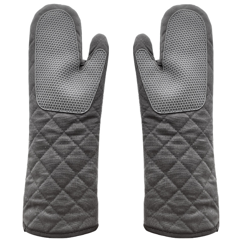 QINGAN 안티 스케일링 장갑 오븐 두꺼운 열 절연 베이킹 고온 저항성 베이킹 팬 스팀 전자 레인지 상업용 케이터링