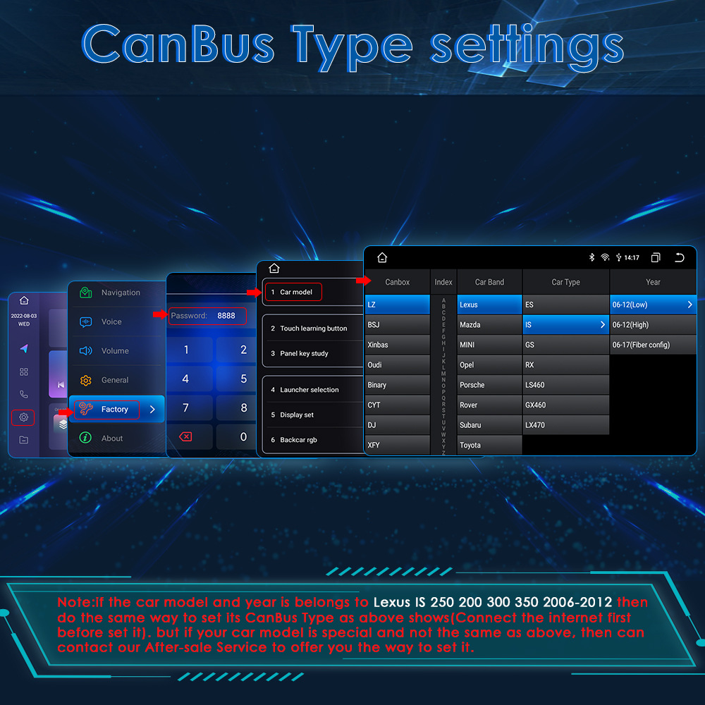 Cross-border Android navigation is suitable for 06-12 Lexus IS250 central control large screen car navigation all-in-one