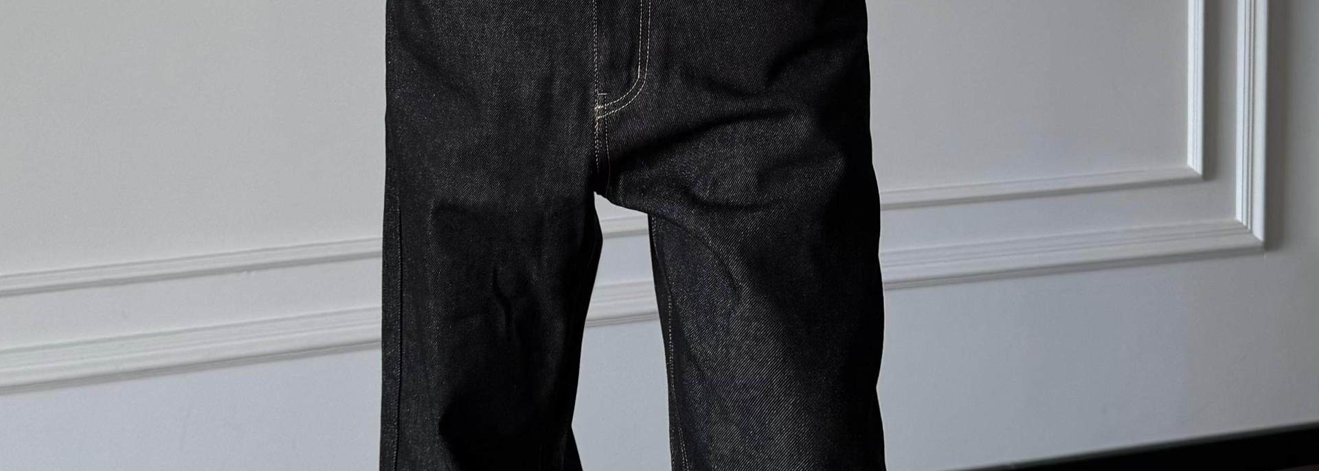 Men's Classic Fit Washed Denim Jeans - Straight Leg Comfortable Cotton Pants For Casual Wear (Black, S-Xxl)_mkmklike.com