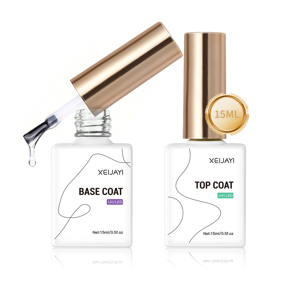 imprimación de sello de manicura fácil de moldear super durable imprimación de sello de esmerilado multifuncional pegamento de nail polish especial para manicuras image 1