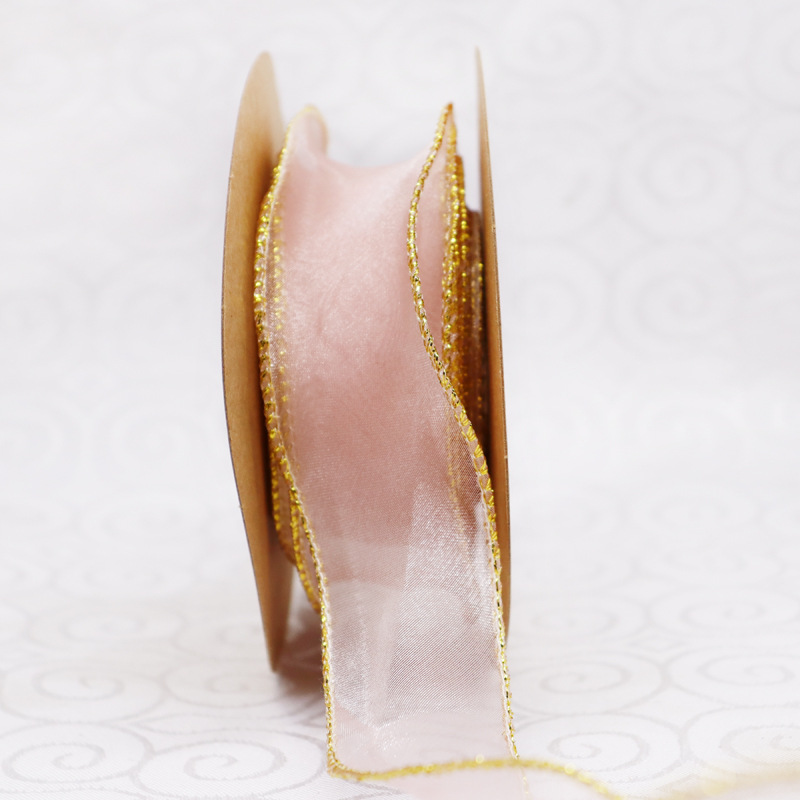 Personalizado Phnom Penh hilo de cola de pescado material de embalaje floral flores coreanas cinta de regalo cinta de pastel cinta de color