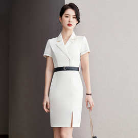 高级感西装连衣裙女早秋新款时尚办公室白领上班族工作服职业工装