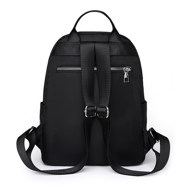 Comercio exterior al por mayor 2024 nuevo estilo casual señoras mochila de nailon moda estilo occidental al aire libre mochila de viaje de gran capacidad