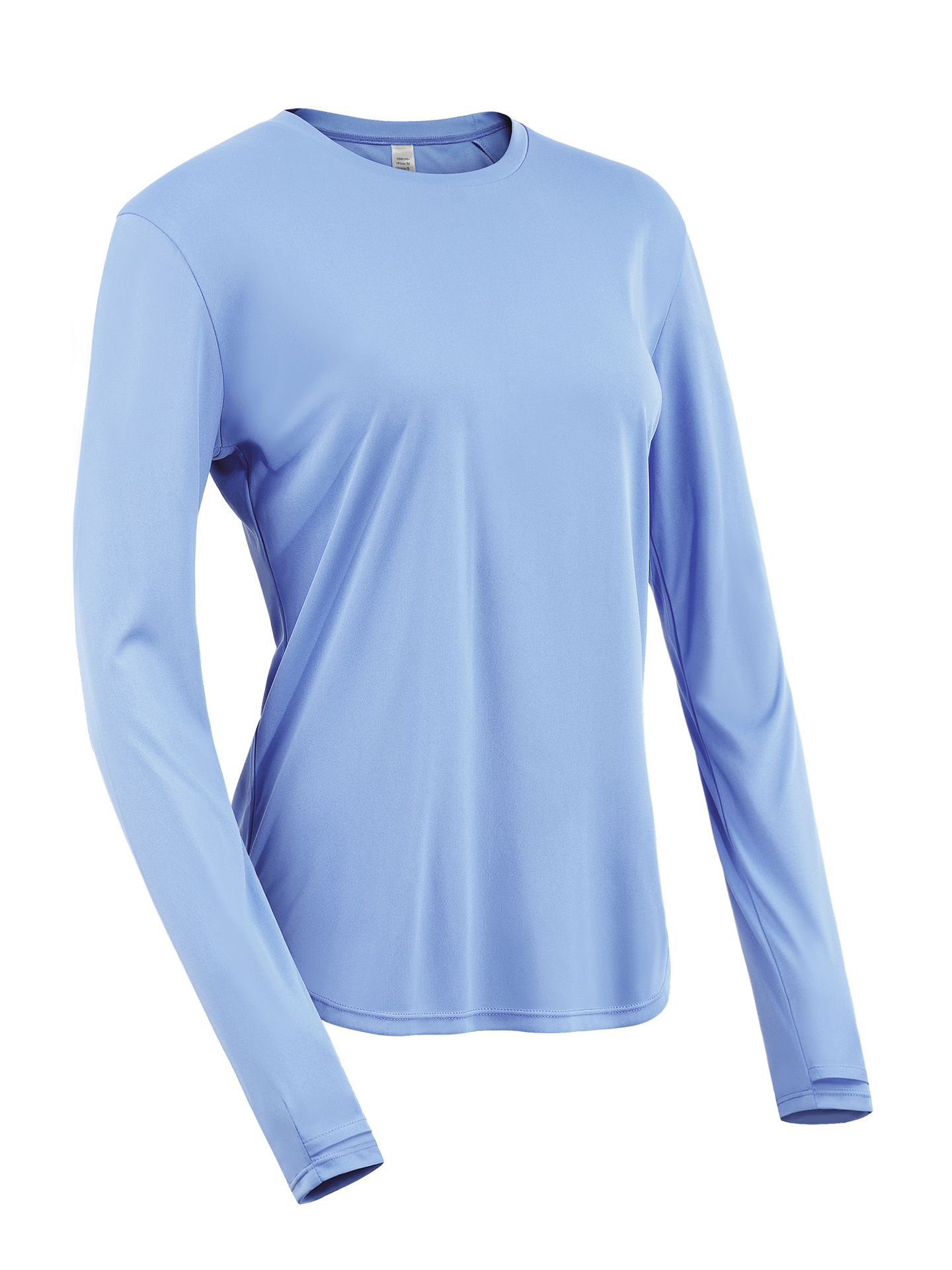 Camiseta de mangas largas protectoras solares de mujer otoño y invierno secado rápido chaqueta deportiva transpirable correr al aire libre acondicionamiento físico con agujeros de dedos ropa de yoga