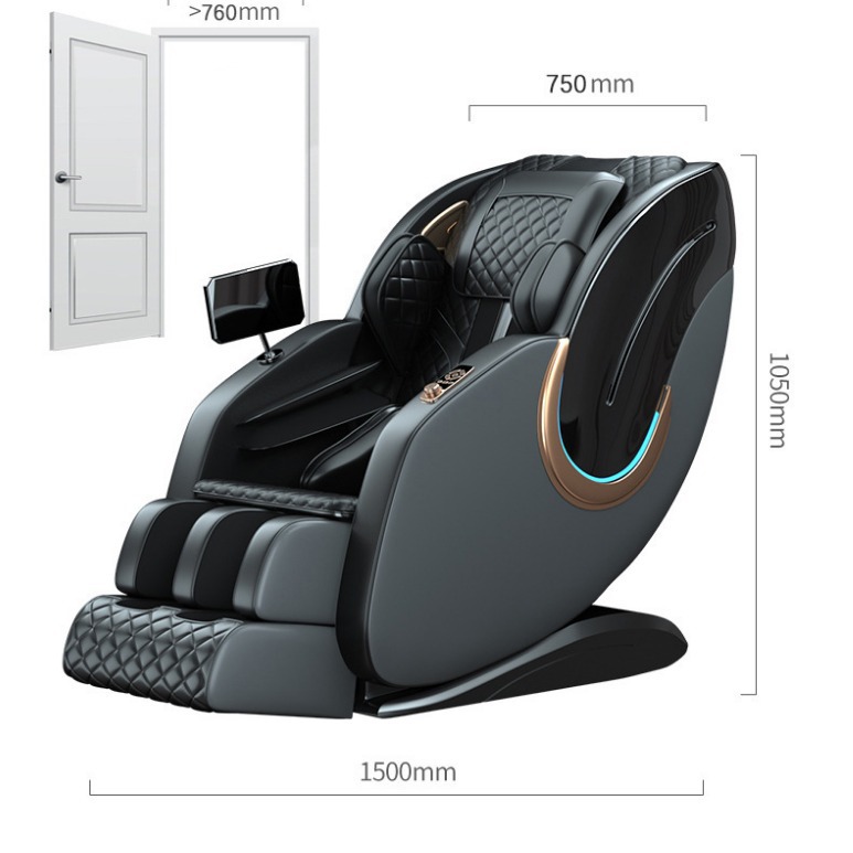 Silla de masaje comercial totalmente automática con escaneo de código QR e inserción de monedas, silla de masaje eléctrica tipo cápsula espacial de gravedad cero para venta al por mayor transfronteriza personalizada.
