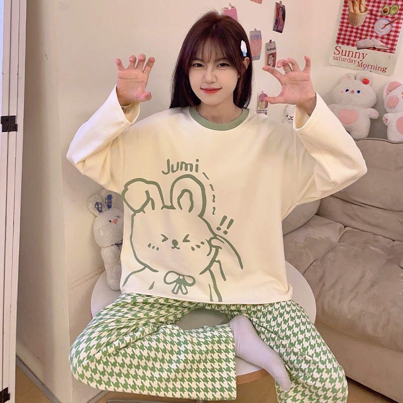 捏脸兔-绿-长