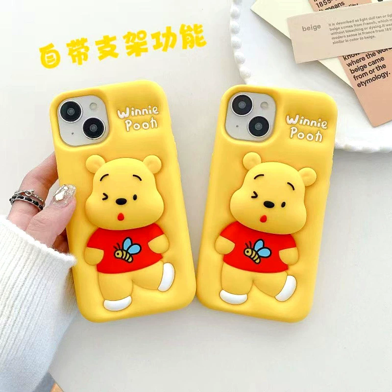 Apple, совместимый чехол для телефона, силиконовый iPhone 17, мультяшная милота, iphone, 16promax