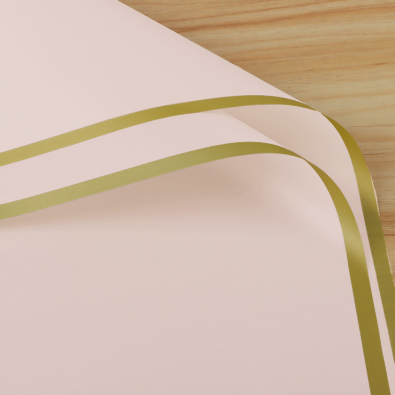 Película de gelatina de Phnom Penh asequible Papel de embalaje de ramo de plástico impermeable mate Papel de embalaje de flores de Phnom Penh simple 20 hojas