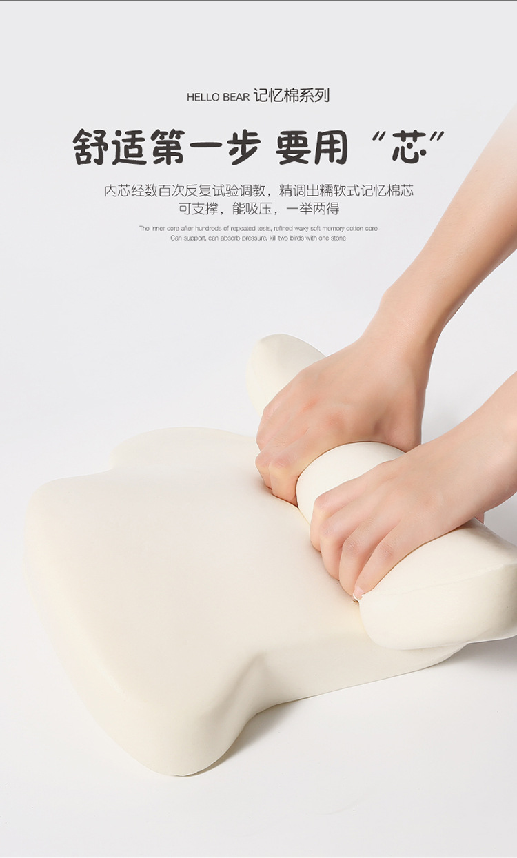 Car Headrest, Car Cushion, Car Seat, Memory Foam Lumbar Support, Car Cervical Spine Neck Back Pillow, Neck Pillow