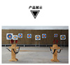 New product wooden arrow pot scenic area archers of solid wood arrow launch multifunctional combination arrow pot blue hole ADC