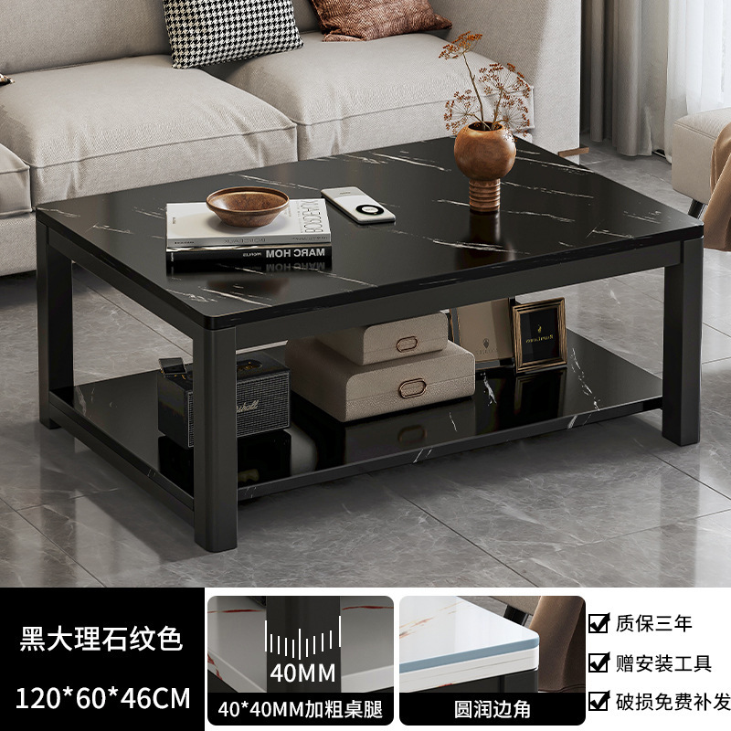 Mesa de centro, sala de estar, hogar, moderno, sencillo, apartamento pequeño, escritorio de té minimalista de vidrio 2023, nueva mesa pequeña