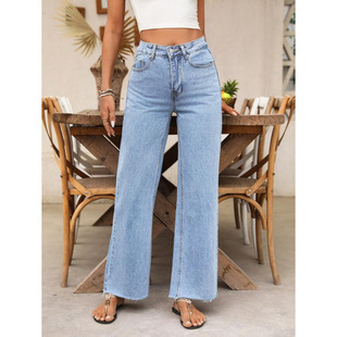 D 24497 Wide Leg Denim Pants ����ֱͲţ���Lѝ�羳���Q��