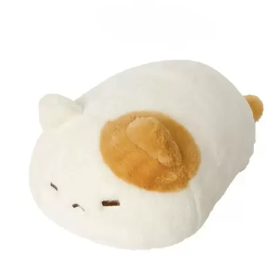 Oyuncaq yastıqlar — Bread Cat Plush Doll - lying-cat-milk-foam-30cm