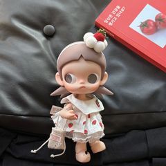 仅娃衣)zsiga草莓裙子嘎姐拽姐娃衣套装可爱樱桃发饰装饰