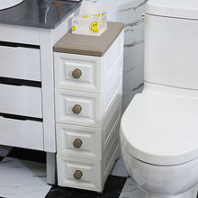 卫生间多功能架置物架抽屉式多层落地式带轮厕所出租屋夹缝收纳柜