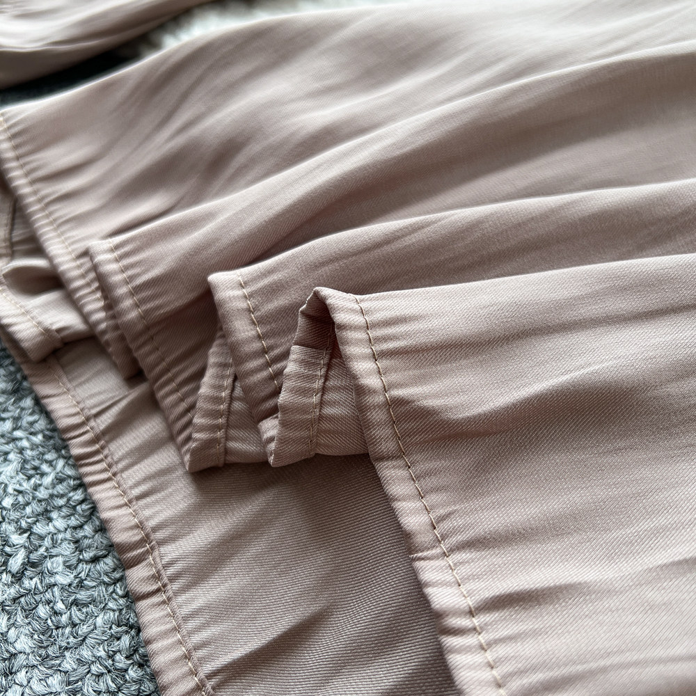 High-Waisted Wide-Leg Pants Korean Style Casual Women's Elastic Waistband Flattering Relaxed Fit For Commuting_ecoleips.com