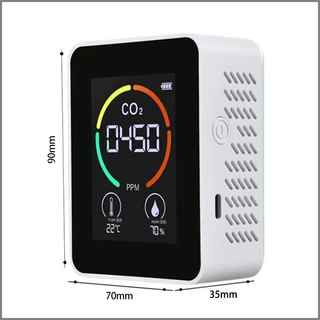 NDIR二氧化碳检测仪CO2检测仪三合一二氧化碳浓度温度湿度检测