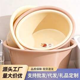 卡通加厚盆子家用脸盆学生宿舍洗衣盆洗菜洗脚塑料盆婴儿洗脸盆子