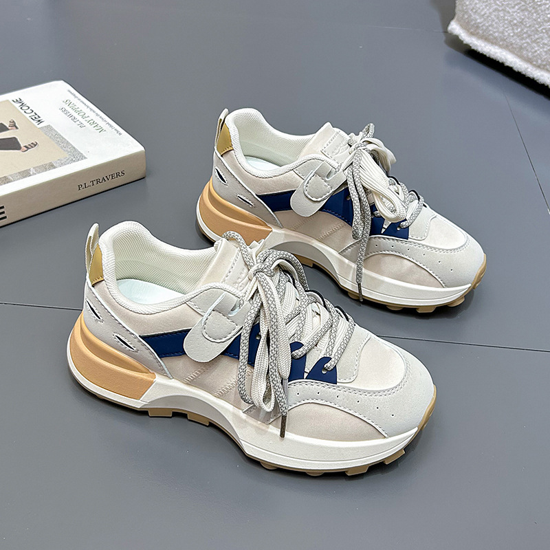 Damen-Freizeitschuhe, Wanderschuhe, Turnschuhe, synthetisches, langlebiges, gepolstertes, leicht zu reinigendes Schuhwerk_voghion.com