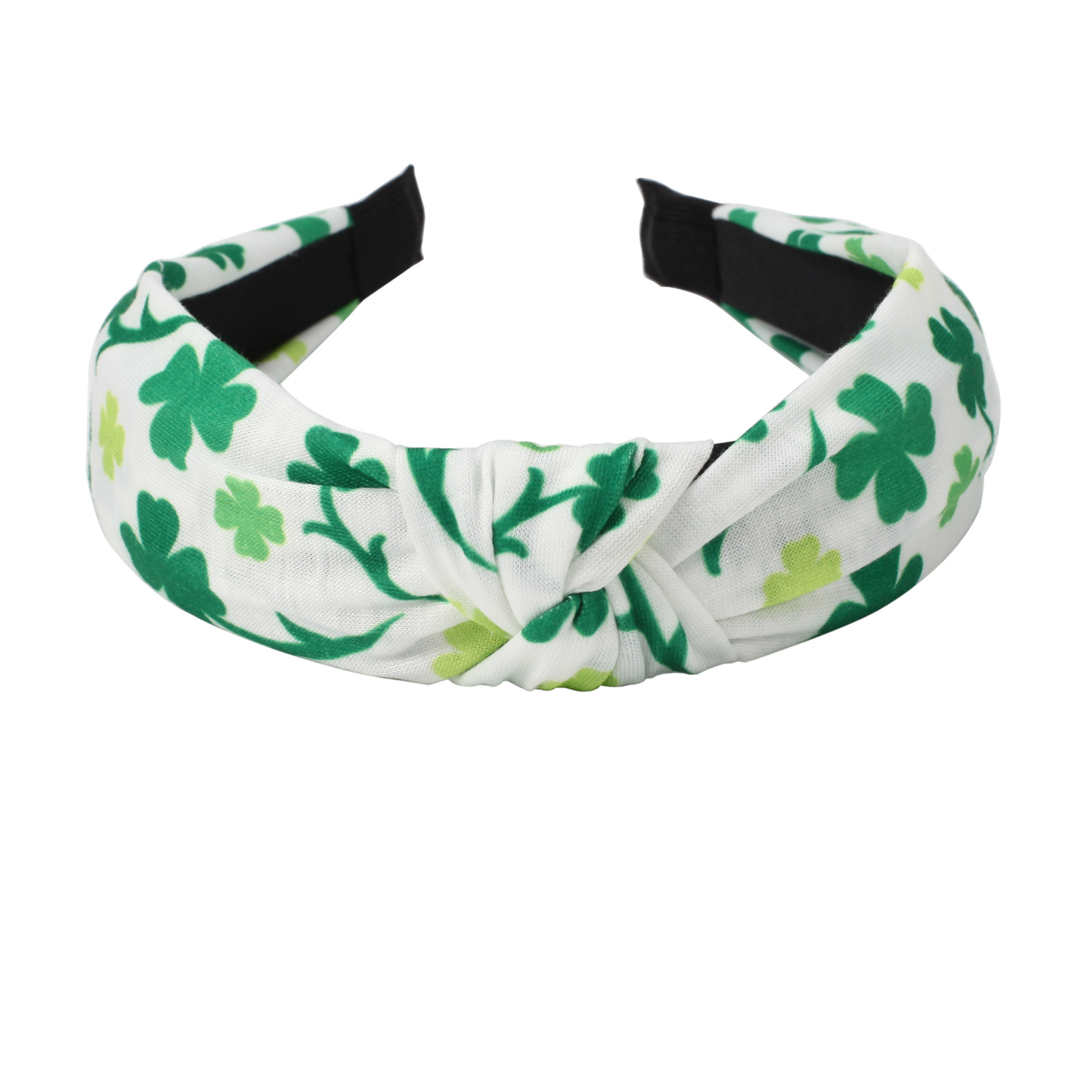 134g Weight Hair Band Hair Accessories Type 1 Piece Quantity Party, Festival Occasion St. Patrick Festival Shamrock Pattern All Seasons Season Women's Gender Classic Style Style Green Color Classic Style Women's Shamrock Cloth Hair Band 27