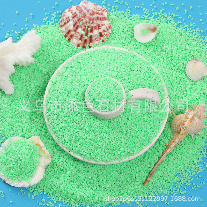 Verde fluorescente 10 - 20 mallas 1 kilogramo