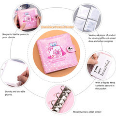 Idol album star chasing girl small card three-inch photo one-grid instant camera album collection card album