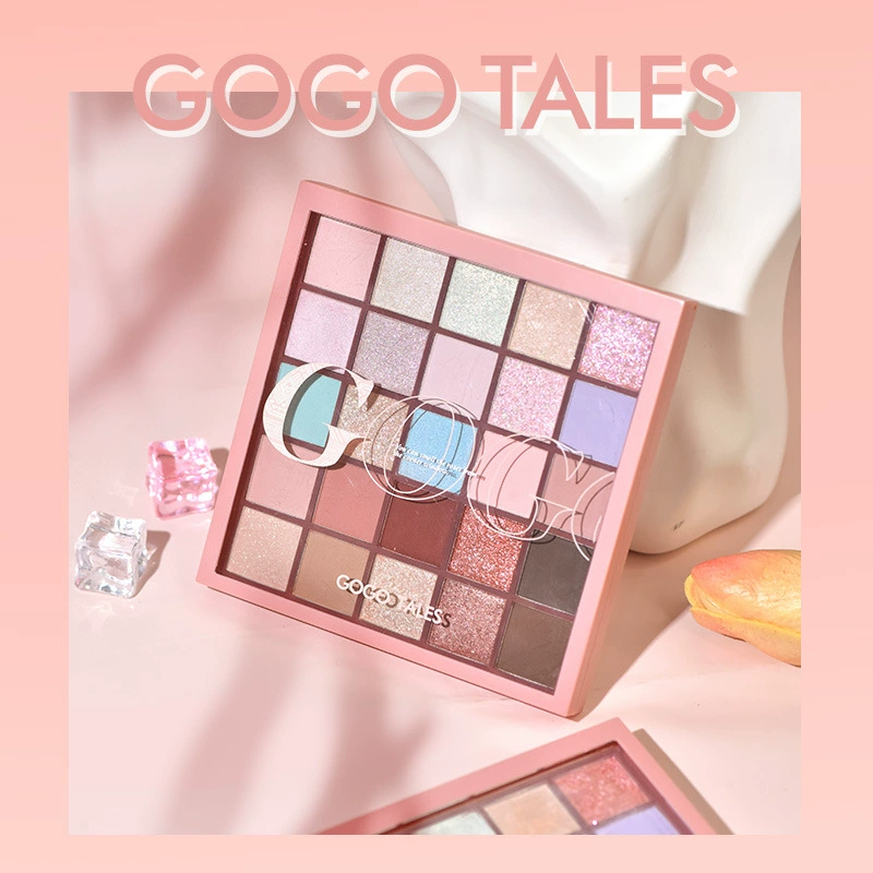 Палетка теней для век GOGO TALES 2021, 25 матовых оттенков земли
