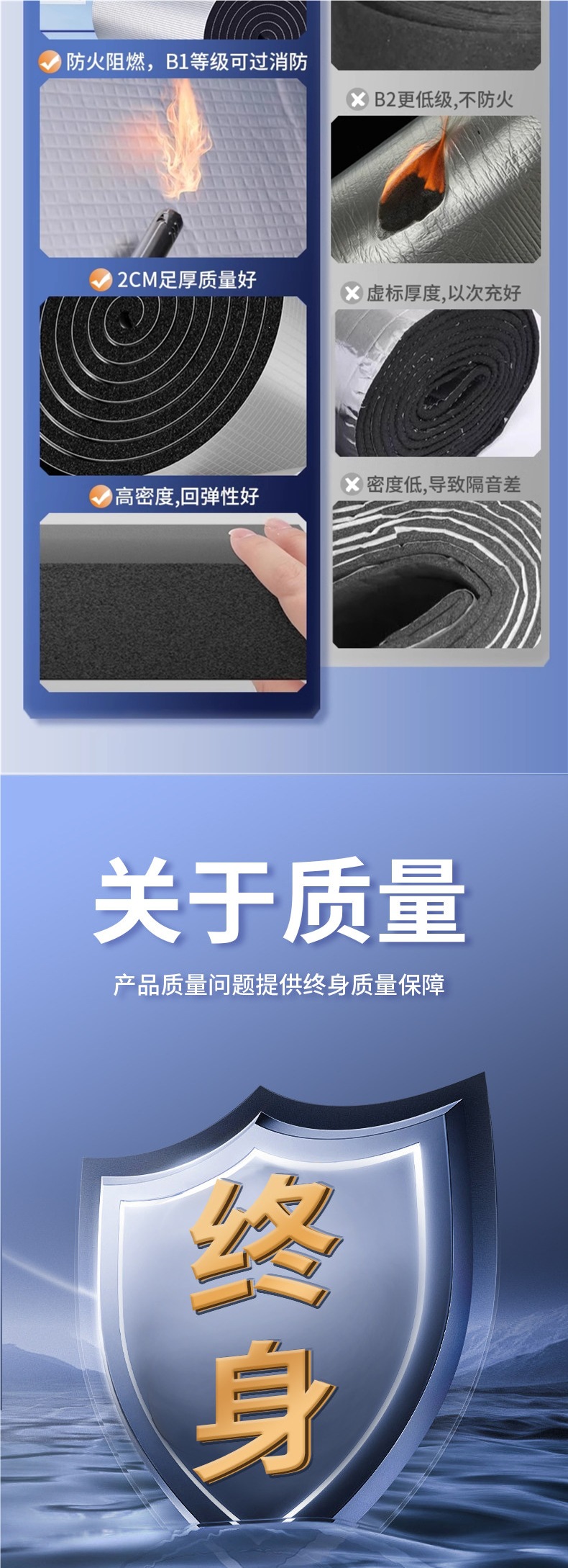 Self-Adhesive Soundproofing Cotton for Car Engine Hood, Engine Compartment, and Car Doors, Used for Thermal Insulation and Sound Absorption