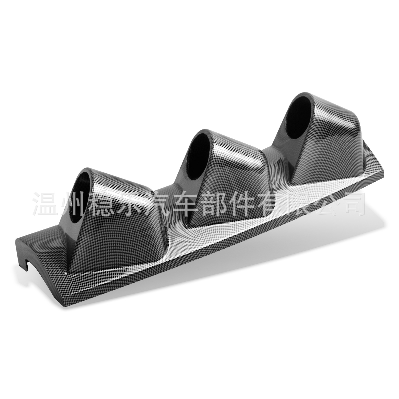 52MM modified instrument bracket, three-hole A-pillar bracket, carbon pattern, right-hand drive