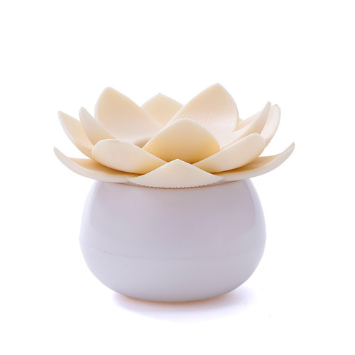 Creative new product Lotus cotton swab tube, home daily toothpick box, cotton swab box, portable tooth picking bamboo skewer storage box