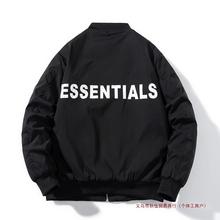 春秋加厚飞行夹克潮牌FEAR OF GOD FOG棒球服ESSENTIALS外套热卖