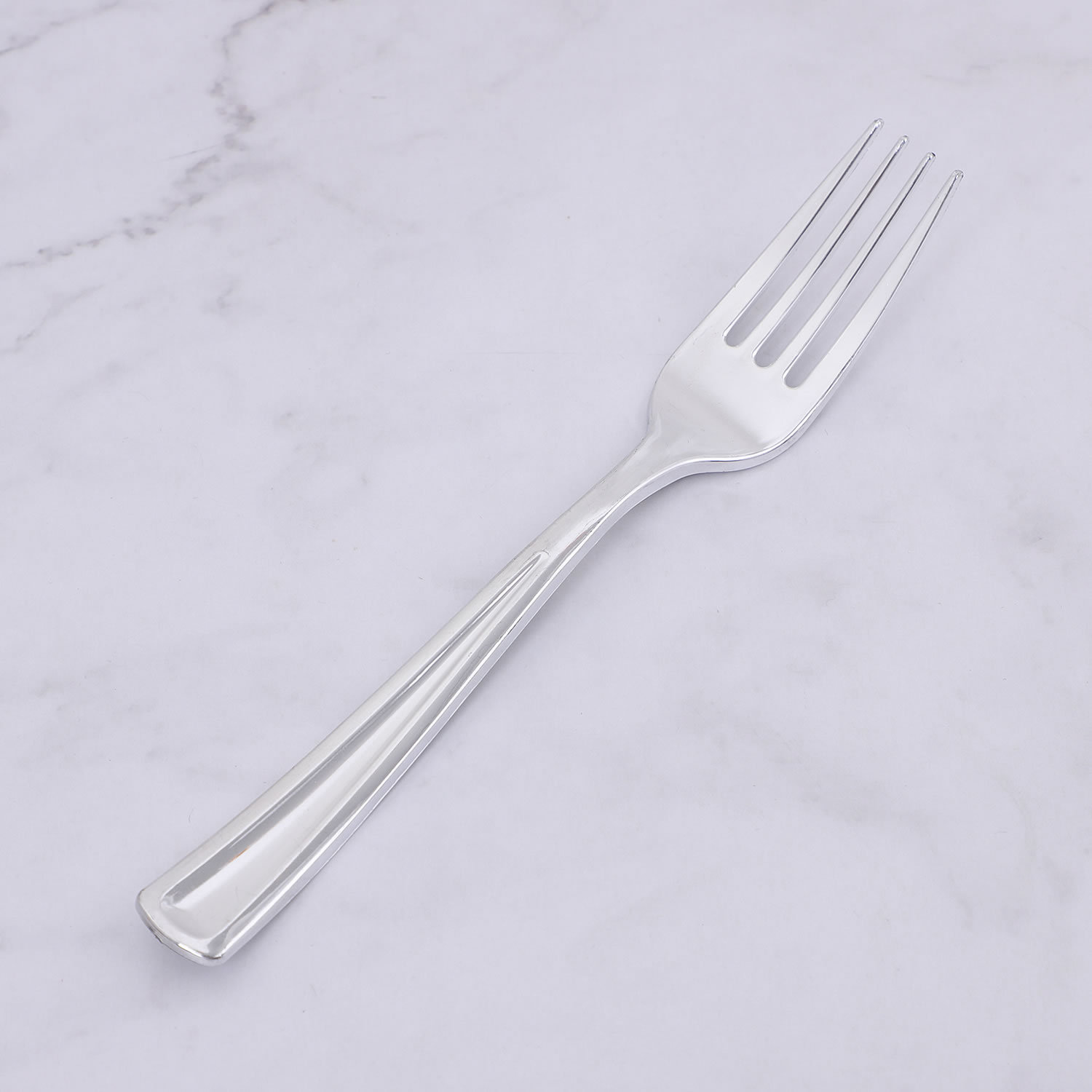 10 unids/pack en stock UV material cuchillo, tenedor y cuchara oro rosa desechable vajilla Banquete de cumpleaños