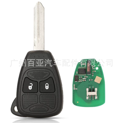 Suitable for Jeep Dodge Remote Control Car Key 315/433 Frequency Pcf7961 Chip M3N5Wy72Xx (Car Keys) - 315mhz-2-keys