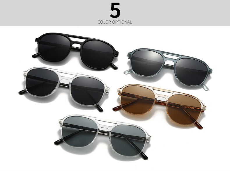 Transfrontaliero Nuovo Uomo Europeo e Americano Pin INS Moda Street Photography Moderno Fascino Retro Occhiali da sole polarizzati Donna 10050_voghion.com