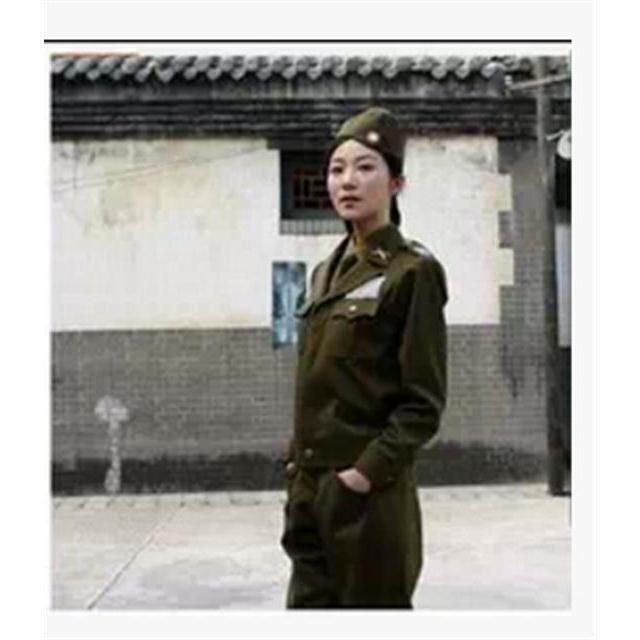 中華民国軍兵士男性沙家浜胡司令胡伝桂廖徳儀軍服舞台衣装|undefined