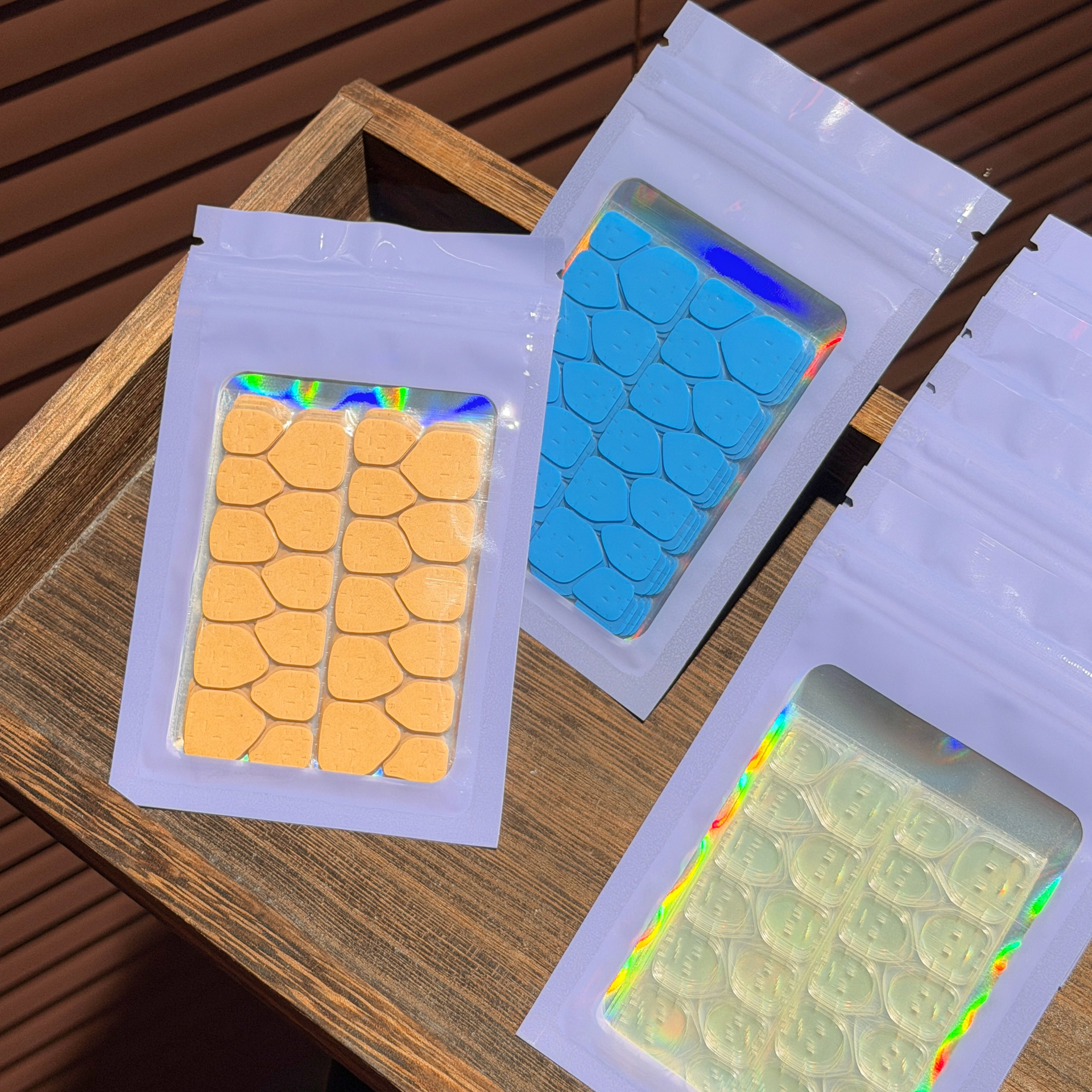 【Jelly Glue Combo Pack】High-Adhesion Nail Stickers, Wearable Nail Kit, False Nail Sticker Set, Wholesale Adhesive Patches