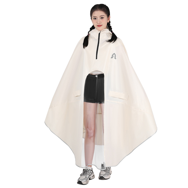Impermeables, coche eléctrico, cuerpo largo, anti-lluvia, aumento de engrosamiento, coche de batería de motocicleta individual especial para hombres y mujeres, poncho