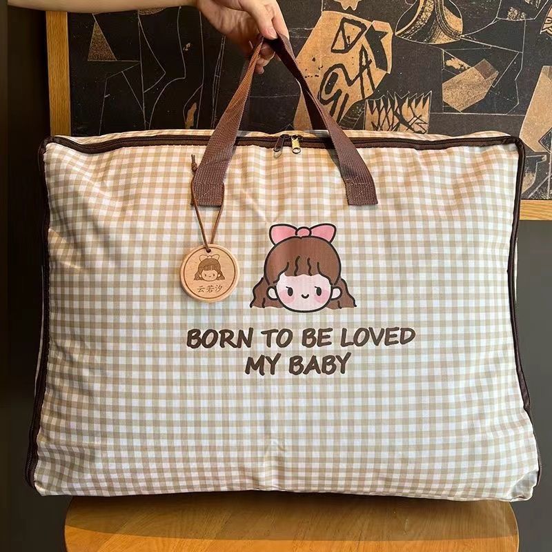 被子收纳袋幼儿园儿童整理衣服手提大容量袋子打包行李袋代发包邮