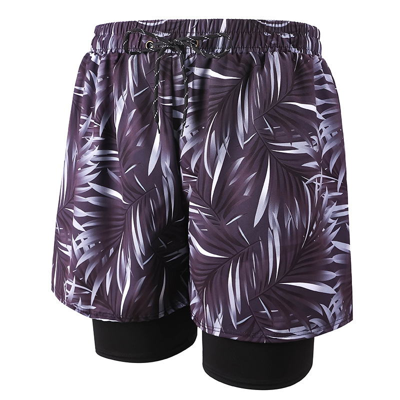 Gray Grass 001-4 Men's Swimming Trunks