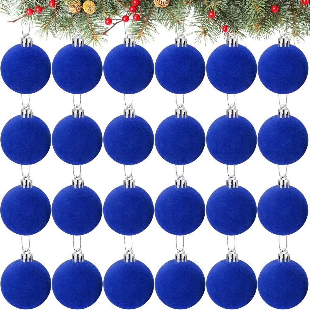 Navidad flotilla bola a granel decoración de Navidad 4 / 5 / 6 / 8cm colgando bola de Navidad colgando árbol de Navidad vino rojo tinta verde fruta verde