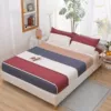 Acacia leaf fitted sheet