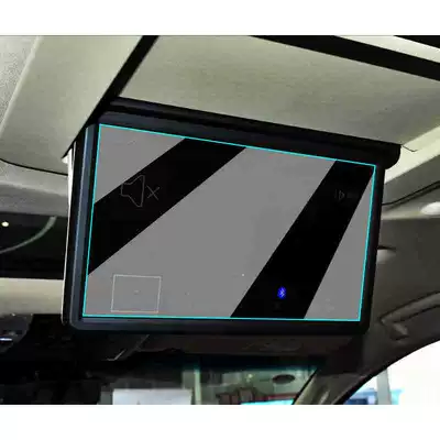 Car interior film Central Control Navigation Tempered Film - suitable-for-23-25-alphawilfa-rear-tv-high-definition-tempered-film