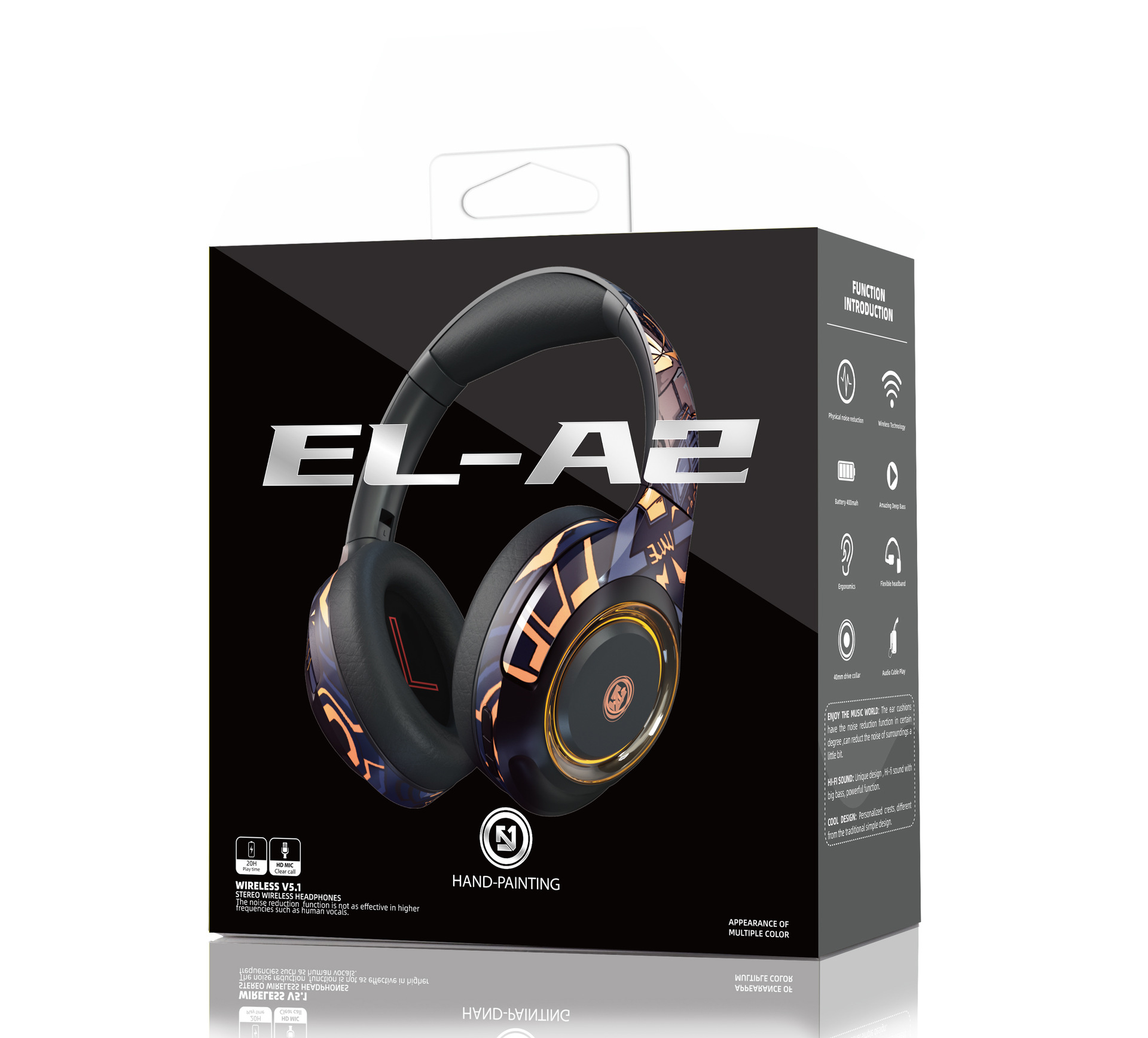 LULE Kabelloses Bluetooth-Kopfhörer Over-Ear Kabelgebundenes Gaming-Headset für Computer E-Sport-Kopfhörer Wasserdicht Sport Amazon Hot Model