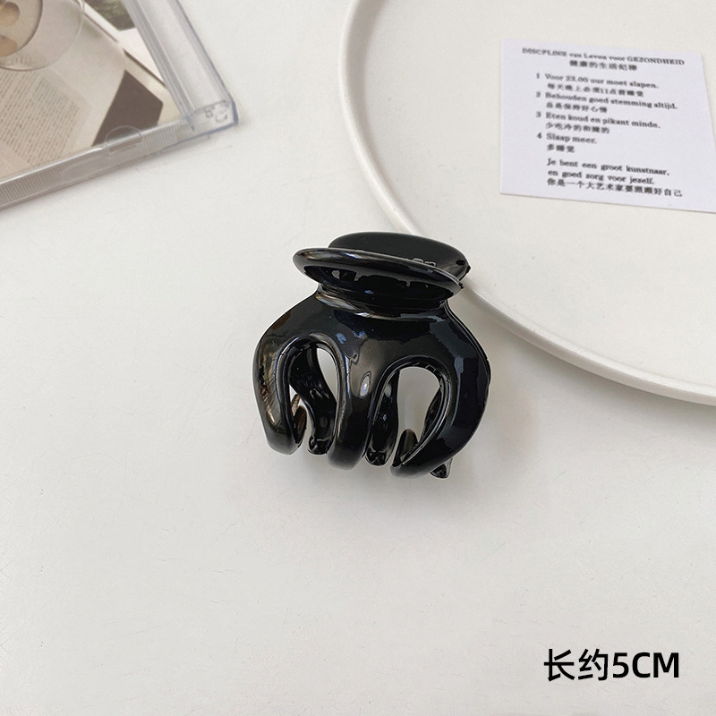 Otoño y invierno clip para el cabello de la cabeza de las mujeres más agarrar clip2025 nuevo estilo de alto nivel de gran tamaño clip de tiburón clip para el cabello