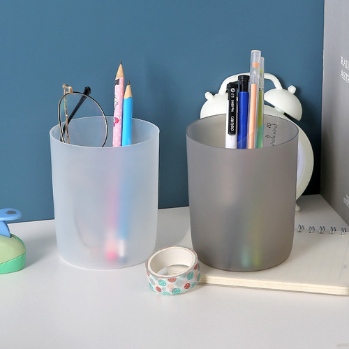 Pen holder Nordic personality simple transparent pen holder student desktop multi-functional acrylic large capacity pen barrel stationery pen