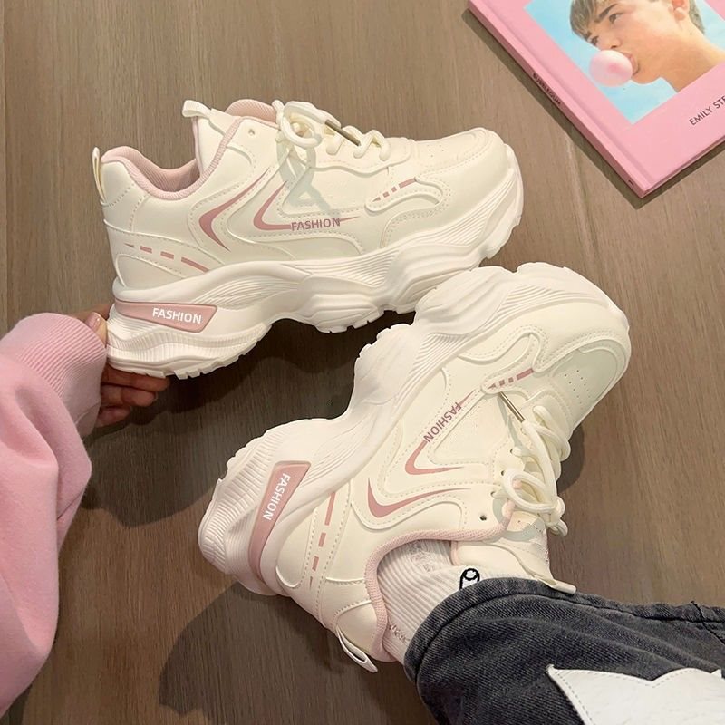 New Women's Shoes, Original Versatile Thick-Soled Trendy Dad Shoes, High-Value Chanel-Style Sports Casual Shoes New Women's Shoes, Original Versatile Thick-Soled Trendy Dad Shoes, High-Value Chanel-Style Sports Casual Shoes
