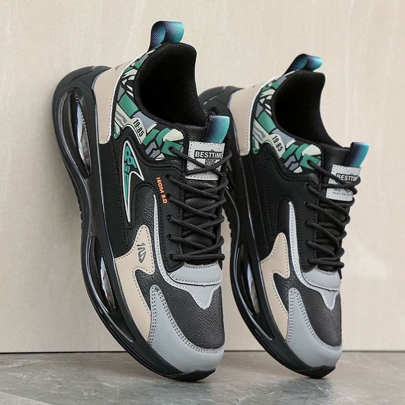 Nuevos zapatos de hombre zapatos deportivos de cuero hombre impermeable zapatos deportivos casuales suaves ligeros tendencia transfronteriza