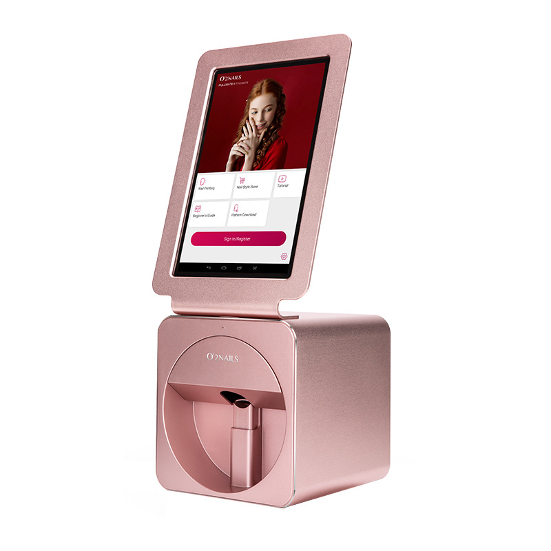 O2NAILS máquina de pintura de uñas impresora de uñas 3D inteligente máquina de alta gama grande tienda de uñas automático V12