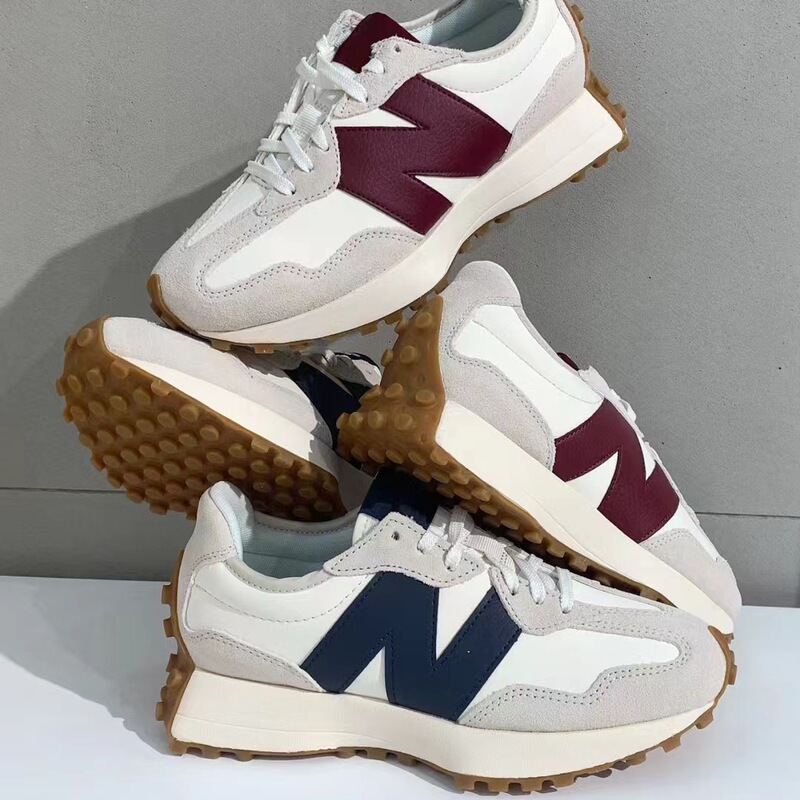 Putian Pure Original High-End Version Nb327 Sneakers, Original Gray Casual Retro Thick-Soled Height-Increasing Running Shoes for Men and Women N